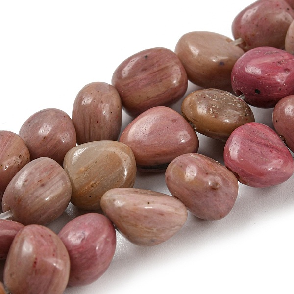 PandaHall Natural Rhodochrosite Bead Strands, Tumbled Stone, Nuggets, 7~9.5x9~11x7~11mm, Hole: 1mm, about 42~43pcs/strand, 15.75''~15.94''...
PandaHall Natural Rhodochrosite Bead Strands, Tumbled Stone, Nuggets, 7~9.5x9~11x7~11mm, Hole: 1mm, about 42~43pcs/strand, 15.75''~15.94''...