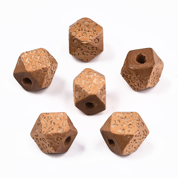 PandaHall Painted Natural Wood Beads, Laser Engraved Pattern, Faceted, Polygon with Leopard Print, Saddle Brown, 10x10x10mm, Hole: 2mm...
PandaHall Painted Natural Wood Beads, Laser Engraved Pattern, Faceted, Polygon with Leopard Print, Saddle Brown, 10x10x10mm, Hole: 2mm...