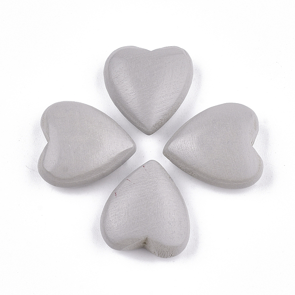 PandaHall Painted Natural Wood Beads, for Pendant Making, Half Drilled, Heart, Light Grey, 21.5~22.5x20~22x8.5~9mm, Half Hole: 0.5~1mm..., Gray
PandaHall Painted Natural Wood Beads, for Pendant Making, Half Drilled, Heart, Light Grey, 21.5~22.5x20~22x8.5~9mm, Half Hole: 0.5~1mm..., Gray