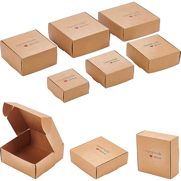 PandaHall BENECREAT 24Pcs 6 Styles Paper with PVC Candy Boxes, with Square Window, for Bakery Box, Baby Shower Gift Box, Square with Word..., Orange
PandaHall BENECREAT 24Pcs 6 Styles Paper with PVC Candy Boxes, with Square Window, for Bakery Box, Baby Shower Gift Box, Square with Word..., Orange