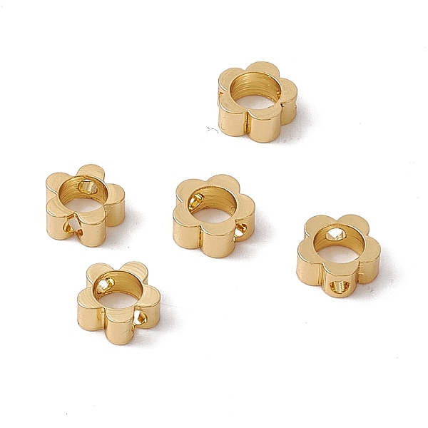 PandaHall Rack Plating Brass Beads, Long-Lasting Plated, Cadmium Free & Nickel Free & Lead Free, Flower, Real 18K Gold Plated, 6x2.5mm, Hole...
PandaHall Rack Plating Brass Beads, Long-Lasting Plated, Cadmium Free & Nickel Free & Lead Free, Flower, Real 18K Gold Plated, 6x2.5mm, Hole...