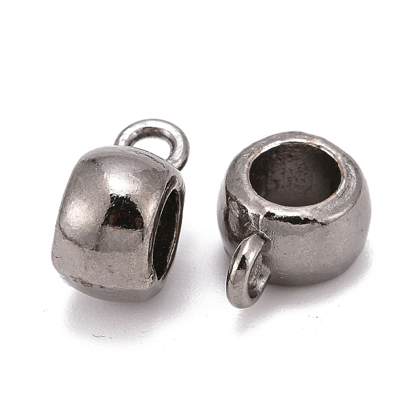 PandaHall Tibetan Style Hangers, Bail Beads, Cadmium Free & Lead Free, Barrel, Gunmetal, about 11.5mm long, 8mm wide, 5.5mm thick, 4.8mm...
PandaHall Tibetan Style Hangers, Bail Beads, Cadmium Free & Lead Free, Barrel, Gunmetal, about 11.5mm long, 8mm wide, 5.5mm thick, 4.8mm...
