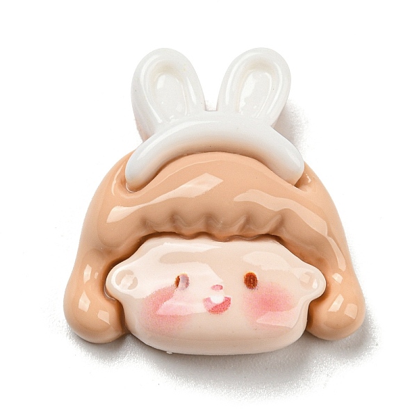PandaHall Cute Cartoon Girl Theme Opaque Resin Cabochons, Jewelry Making, Human, 21x20.5x7mm Resin Human
PandaHall Cute Cartoon Girl Theme Opaque Resin Cabochons, Jewelry Making, Human, 21x20.5x7mm Resin Human