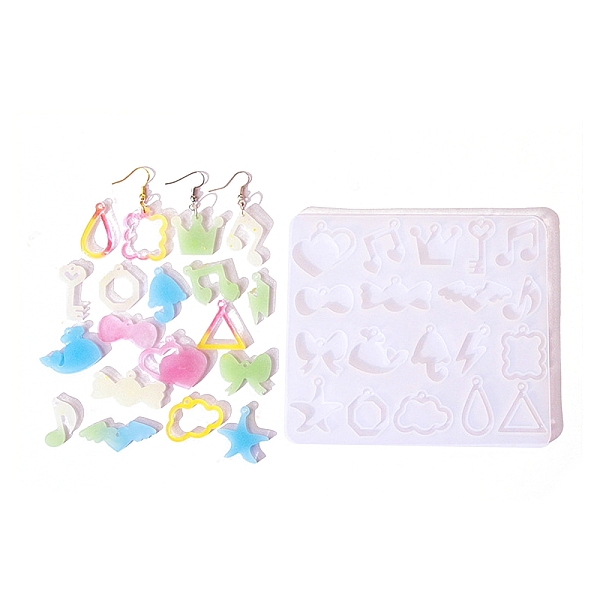 PandaHall Animal Earrings Pendants DIY Silicone Mold, Resin Casting Molds, for UV Resin, Epoxy Resin Craft Making, Clear, 110x129x4mm, Inner...
PandaHall Animal Earrings Pendants DIY Silicone Mold, Resin Casting Molds, for UV Resin, Epoxy Resin Craft Making, Clear, 110x129x4mm, Inner...