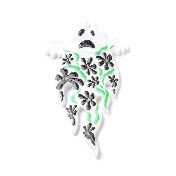 PandaHall Halloween Theme Opaque Printed Acrylic Big Pendants, Flower Pattern, Ghost, 54x29x2mm, Hole: 1.6mm Acrylic Ghost Black
PandaHall Halloween Theme Opaque Printed Acrylic Big Pendants, Flower Pattern, Ghost, 54x29x2mm, Hole: 1.6mm Acrylic Ghost Black