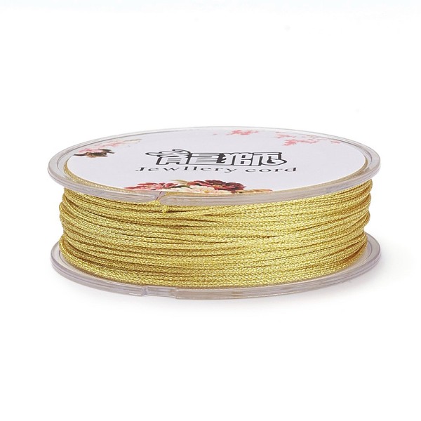PandaHall Polyester Metallic Thread, Gold, 1mm, about 32.8 yards(30m)/roll Polyester Gold
PandaHall Polyester Metallic Thread, Gold, 1mm, about 32.8 yards(30m)/roll Polyester Gold