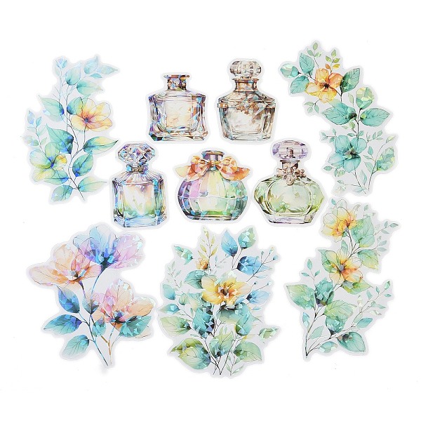 PandaHall PET Plastic Stickers, for DIY Scrapbooking, Photo Album Decoration, Mixed Color, 58~138x42~112x0.1mm, 10pcs/set PET Flower..., Multicolor
PandaHall PET Plastic Stickers, for DIY Scrapbooking, Photo Album Decoration, Mixed Color, 58~138x42~112x0.1mm, 10pcs/set PET Flower..., Multicolor