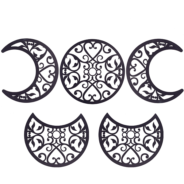 PandaHall AHANDMAKER 5Pcs Moon Phase Wall Decor, Hollow Wood Moon Phase Bohemian Wall Art Decor for Living Room, Moon Phase Wall Hanging..., Black
PandaHall AHANDMAKER 5Pcs Moon Phase Wall Decor, Hollow Wood Moon Phase Bohemian Wall Art Decor for Living Room, Moon Phase Wall Hanging..., Black