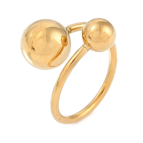 PandaHall Ion Plating(IP) 304 Stainless Steel Round Open Cuff Ring for Women, Real 18K Gold Plated, Inner Diameter: 20.8mm 304 Stainless...
PandaHall Ion Plating(IP) 304 Stainless Steel Round Open Cuff Ring for Women, Real 18K Gold Plated, Inner Diameter: 20.8mm 304 Stainless...
