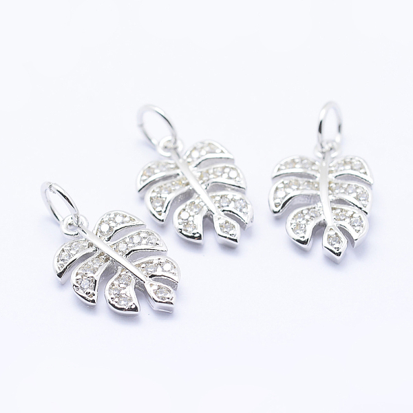 PandaHall Brass Micro Pave Cubic Zirconia Charms, Tropical Leaf Charms, Monstera Leaf, Lead Free & Nickel Free & Cadmium Free, Platinum..., Clear
PandaHall Brass Micro Pave Cubic Zirconia Charms, Tropical Leaf Charms, Monstera Leaf, Lead Free & Nickel Free & Cadmium Free, Platinum..., Clear