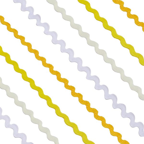 PandaHall Gorgecraft 4 Strands 4 Colors Polyester Wave Bending Fringe Trim, Sewing Ribbon, for Cloth Dress DIY Making Decorate, Yellow...
PandaHall Gorgecraft 4 Strands 4 Colors Polyester Wave Bending Fringe Trim, Sewing Ribbon, for Cloth Dress DIY Making Decorate, Yellow...