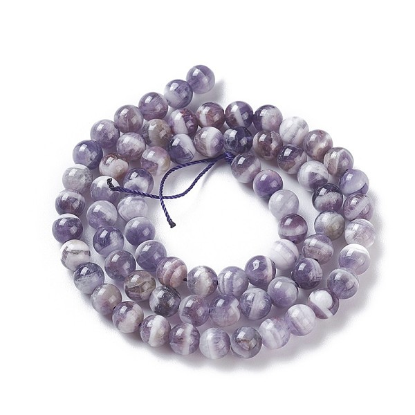 PandaHall Natural Chevron Amethyst Beads Strands, Round, 6mm, Hole: 1mm, about 64~67pcs/strand, 15.3 inch~15.75 inch(39~40cm) Amethyst Round
PandaHall Natural Chevron Amethyst Beads Strands, Round, 6mm, Hole: 1mm, about 64~67pcs/strand, 15.3 inch~15.75 inch(39~40cm) Amethyst Round