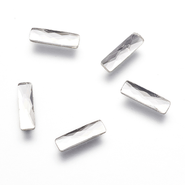 PandaHall K9 Glass Hotfix Rhinestone, Flat Back & Faceted, Rectangle, Clear, 9x2.5x1.5mm Glass Rhinestone Rectangle Clear
PandaHall K9 Glass Hotfix Rhinestone, Flat Back & Faceted, Rectangle, Clear, 9x2.5x1.5mm Glass Rhinestone Rectangle Clear