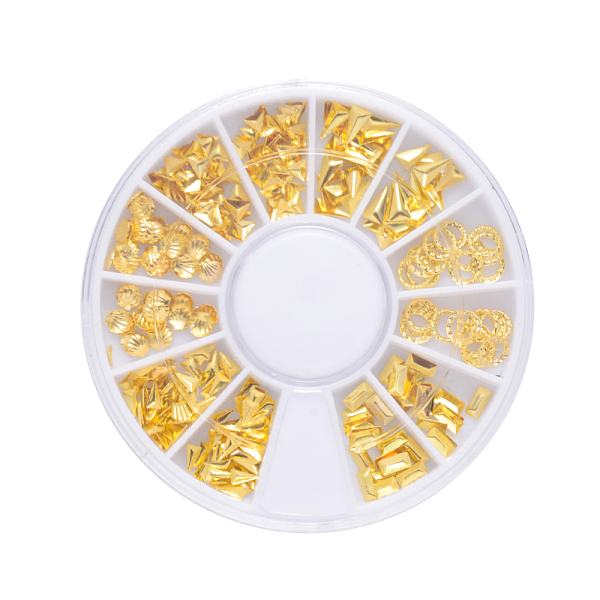 PandaHall Brass Cabochons, Nail Art Decoration Accessories, Mixed Shapes, Golden, 2.5~4.5x1.5~4.5x0.5~1mm Brass Mixed Shapes
PandaHall Brass Cabochons, Nail Art Decoration Accessories, Mixed Shapes, Golden, 2.5~4.5x1.5~4.5x0.5~1mm Brass Mixed Shapes