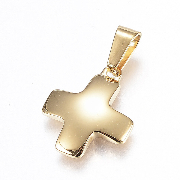 PandaHall 304 Stainless Steel Charms, Greek Cross, Golden, 18x15x2.5mm, Hole: 7x3.5mm 304 Stainless Steel Cross
PandaHall 304 Stainless Steel Charms, Greek Cross, Golden, 18x15x2.5mm, Hole: 7x3.5mm 304 Stainless Steel Cross