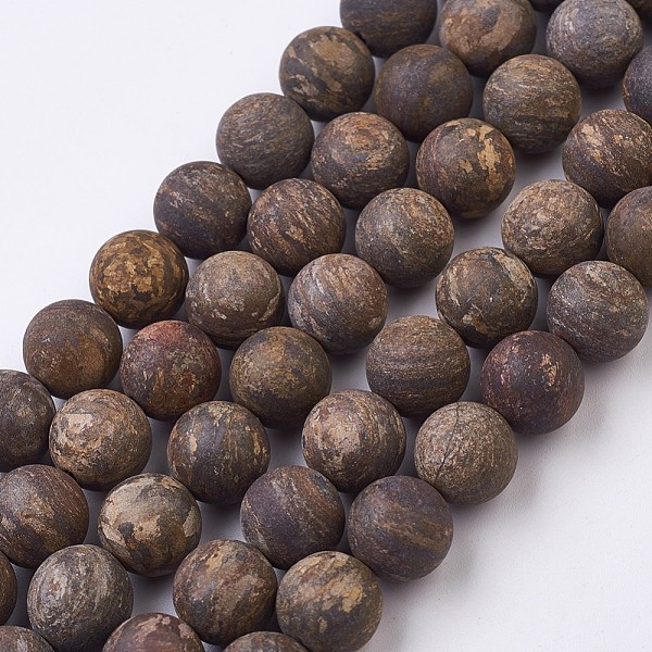 PandaHall Natural Bronzite Bead Strands, Frosted, Round, 10~10.5mm, Hole: 1mm, about 39pcs/strand, 15.5 inch(39.5cm) Bronzite Round
PandaHall Natural Bronzite Bead Strands, Frosted, Round, 10~10.5mm, Hole: 1mm, about 39pcs/strand, 15.5 inch(39.5cm) Bronzite Round