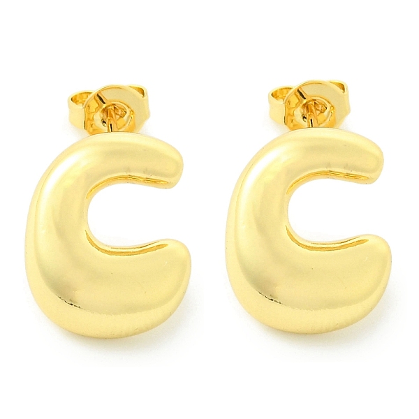 PandaHall Rack Plating Brass Earrings, Cadmium Free & Lead Free, Long-Lasting Plated, Stud Earrings, Alphabet, Real 18K Gold Plated, Letter...
PandaHall Rack Plating Brass Earrings, Cadmium Free & Lead Free, Long-Lasting Plated, Stud Earrings, Alphabet, Real 18K Gold Plated, Letter...