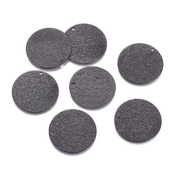 PandaHall 304 Stainless Steel Pendants, Textured, Flat Round, Electrophoresis Black, 25x1mm, Hole: 1.4mm 304 Stainless Steel Flat Round
PandaHall 304 Stainless Steel Pendants, Textured, Flat Round, Electrophoresis Black, 25x1mm, Hole: 1.4mm 304 Stainless Steel Flat Round