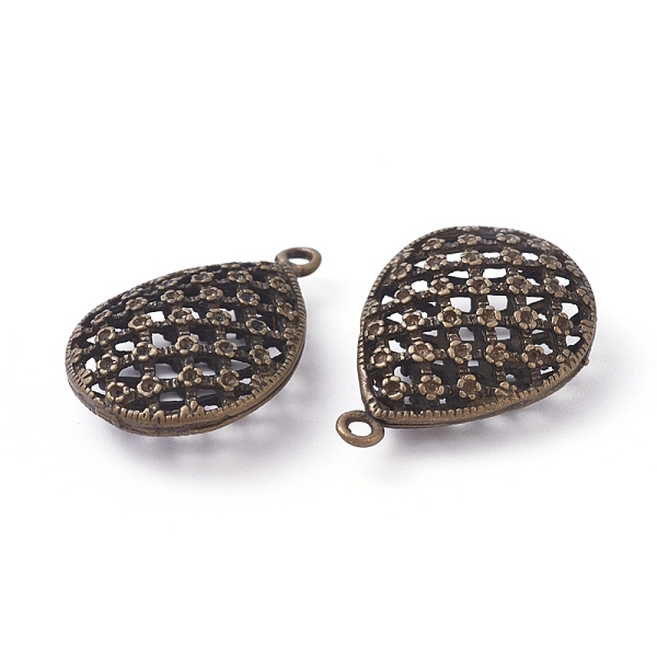PandaHall Brass Pendant Rhinestone Settings, Hollow, Teardrop, Antique Bronze, Fit For 1mm Rhinestone, 27x18.5x8mm, Hole: 1.8mm Brass...
PandaHall Brass Pendant Rhinestone Settings, Hollow, Teardrop, Antique Bronze, Fit For 1mm Rhinestone, 27x18.5x8mm, Hole: 1.8mm Brass...