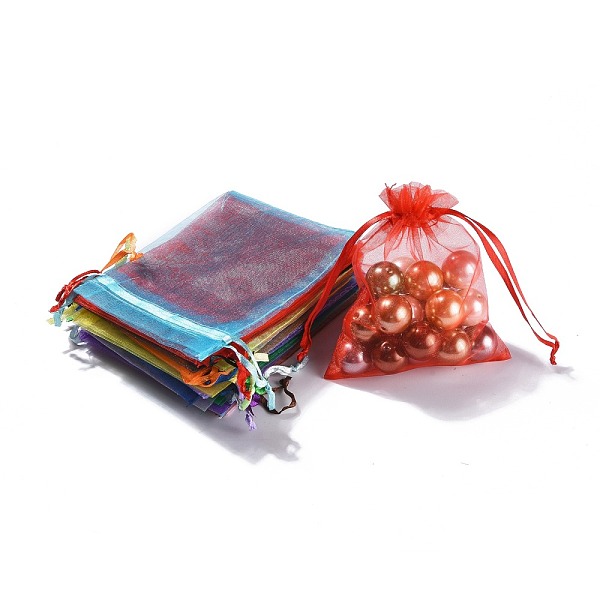 PandaHall Mixed Color Organza Gift Bags, Jewelry Mesh Pouches for Wedding Party Christmas Gifts Candy Bags, Rectangle, about 10cm wide, 12cm..., Multicolor
PandaHall Mixed Color Organza Gift Bags, Jewelry Mesh Pouches for Wedding Party Christmas Gifts Candy Bags, Rectangle, about 10cm wide, 12cm..., Multicolor