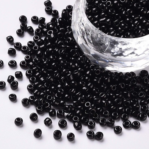 PandaHall 8/0 Glass Seed Beads, Opaque Colours Seed, Small Craft Beads for DIY Jewelry Making, Round, Round Hole, Black, 8/0, 3mm, Hole: 1mm...
PandaHall 8/0 Glass Seed Beads, Opaque Colours Seed, Small Craft Beads for DIY Jewelry Making, Round, Round Hole, Black, 8/0, 3mm, Hole: 1mm...