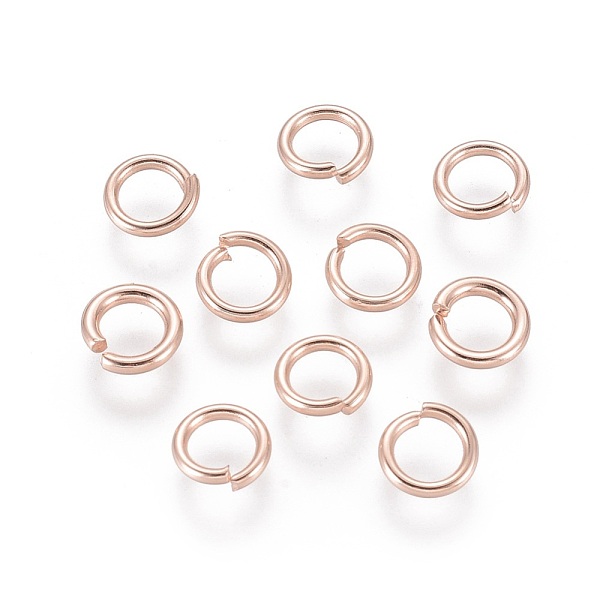 PandaHall 304 Stainless Steel Open Jump Rings, Rose Gold, 18 Gauge, 6x1mm, Inner Diameter: 4mm 304 Stainless Steel
PandaHall 304 Stainless Steel Open Jump Rings, Rose Gold, 18 Gauge, 6x1mm, Inner Diameter: 4mm 304 Stainless Steel