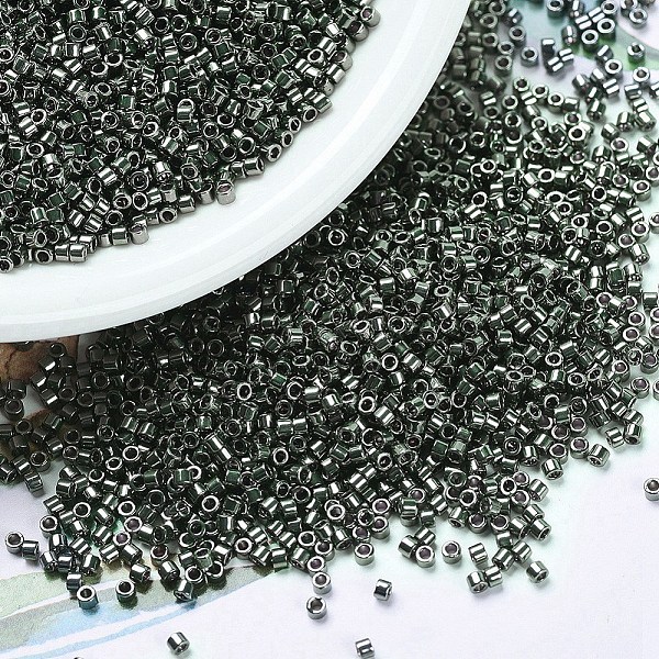 PandaHall MIYUKI Delica Beads, Cylinder, Japanese Seed Beads, 11/0, (DB0457) Galvanized Dark Steel Green, 1.3x1.6mm, Hole: 0.8mm, about...
PandaHall MIYUKI Delica Beads, Cylinder, Japanese Seed Beads, 11/0, (DB0457) Galvanized Dark Steel Green, 1.3x1.6mm, Hole: 0.8mm, about...