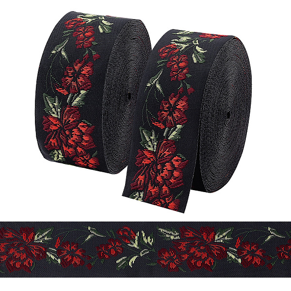 PandaHall 6.8M Flat Ethnic Style Polyester Jacquard Flower Ribbon, for Clothing Sewing, Dark Red, 1-1/4 inch(33mm), about 7.44 Yards...
PandaHall 6.8M Flat Ethnic Style Polyester Jacquard Flower Ribbon, for Clothing Sewing, Dark Red, 1-1/4 inch(33mm), about 7.44 Yards...