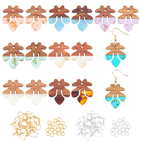 PandaHall OLYCRAFT 156Pcs Resin Wooden Earring Pendants Flower Resin Wood Jewelry Findings Vintage Resin Wood Statement Jewelry Findings for..., Multicolor
PandaHall OLYCRAFT 156Pcs Resin Wooden Earring Pendants Flower Resin Wood Jewelry Findings Vintage Resin Wood Statement Jewelry Findings for..., Multicolor