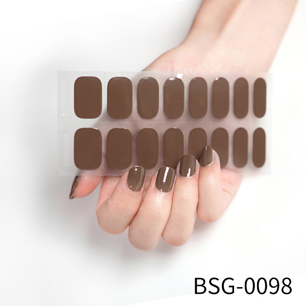 PandaHall Nail Art Full Cover Nail Stickers, Glitter Powder Stickers, Self-Adhesive, for Nail Tips Decorations, Saddle Brown, 13.6x8x0.9cm...
PandaHall Nail Art Full Cover Nail Stickers, Glitter Powder Stickers, Self-Adhesive, for Nail Tips Decorations, Saddle Brown, 13.6x8x0.9cm...