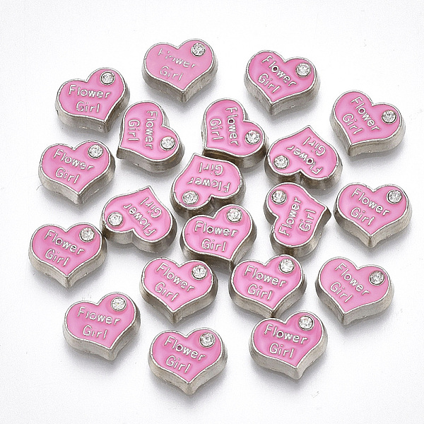 PandaHall Alloy Cabochons, Fit Floating Locket Charms, with Enamel and Rhinestone, Heart with Flower Girl, Hot Pink, Crystal, Platinum...
PandaHall Alloy Cabochons, Fit Floating Locket Charms, with Enamel and Rhinestone, Heart with Flower Girl, Hot Pink, Crystal, Platinum...