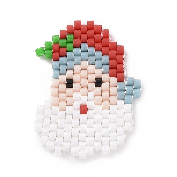 PandaHall Handmade MIYUKI Japanese Seed Loom Pattern Seed Beads, Christmas Theme Pendants, Santa Claus, 26x19x1.7mm Glass Santa Claus
PandaHall Handmade MIYUKI Japanese Seed Loom Pattern Seed Beads, Christmas Theme Pendants, Santa Claus, 26x19x1.7mm Glass Santa Claus