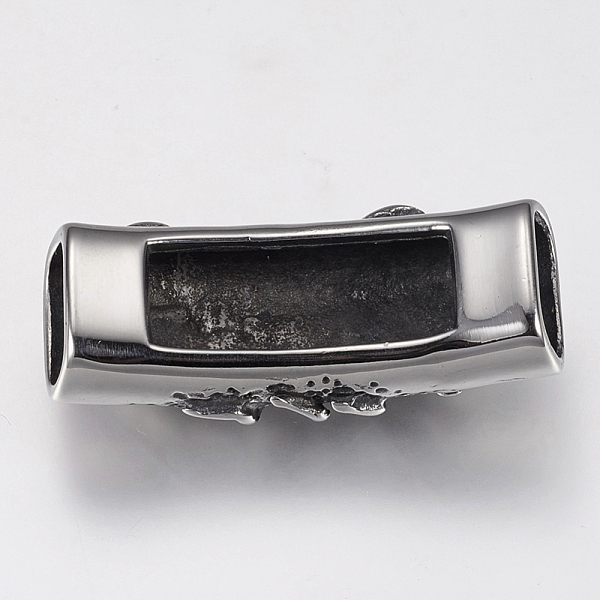 PandaHall 304 Stainless Steel Slide Charms, Rectangle with Scorpion, Antique Silver, 18x42x13mm, Hole: 6x12mm 304 Stainless Steel Rectangle
PandaHall 304 Stainless Steel Slide Charms, Rectangle with Scorpion, Antique Silver, 18x42x13mm, Hole: 6x12mm 304 Stainless Steel Rectangle