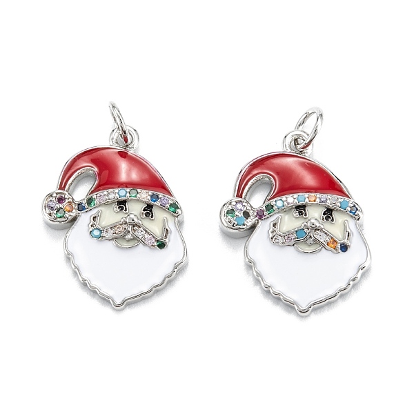 PandaHall Christmas Themed Brass Micro Pave Cubic Zirconia Pendants, with Enamel and Jump Ring, Long-Lasting Plated, Santa Claus, Real...
PandaHall Christmas Themed Brass Micro Pave Cubic Zirconia Pendants, with Enamel and Jump Ring, Long-Lasting Plated, Santa Claus, Real...