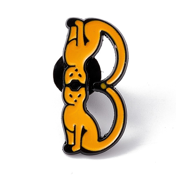 PandaHall Cat Initial Letter Enamel Pin, Electrophoresis Black Alloy Cartoon Brooch for Backpack Clothes, Letter.B, 30x15x2mm, Pin: 1.2mm..., Orange
PandaHall Cat Initial Letter Enamel Pin, Electrophoresis Black Alloy Cartoon Brooch for Backpack Clothes, Letter.B, 30x15x2mm, Pin: 1.2mm..., Orange