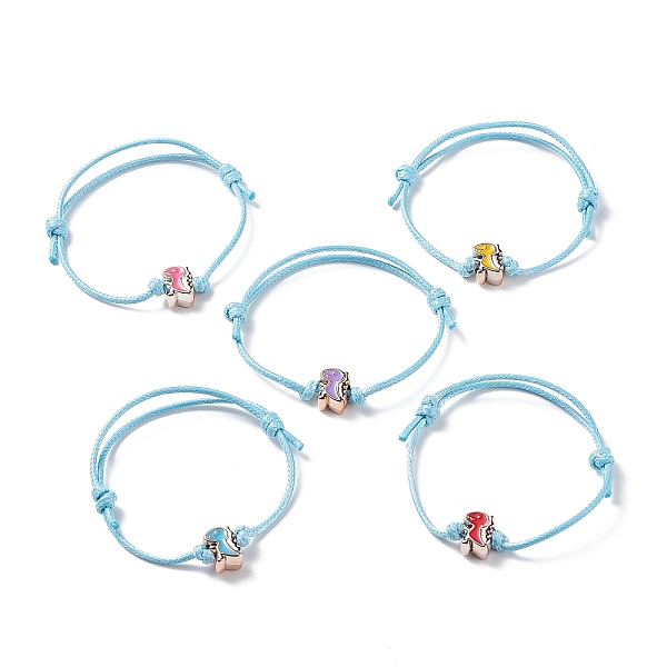 PandaHall Dinosaur Beaded Cord Bracelet, Adjustable Friendship Bracelet for Women, Mixed Color, Inner Diameter: 2-3/8~3-1/2 inch(6~9cm)..., Multicolor
PandaHall Dinosaur Beaded Cord Bracelet, Adjustable Friendship Bracelet for Women, Mixed Color, Inner Diameter: 2-3/8~3-1/2 inch(6~9cm)..., Multicolor