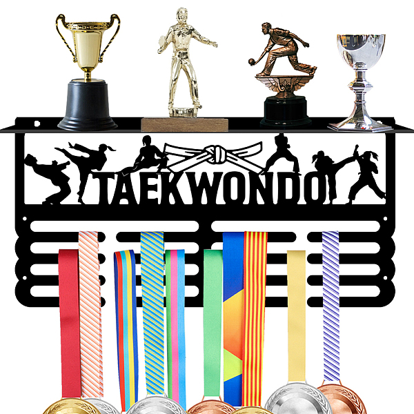PandaHall Iron Medal Holder & Tray, Medal Display Hanger Rack, Medal Holder Frame, with Screw, Sports, 100x380x10mm & 200x400mm, Hole: 3mm..., Black
PandaHall Iron Medal Holder & Tray, Medal Display Hanger Rack, Medal Holder Frame, with Screw, Sports, 100x380x10mm & 200x400mm, Hole: 3mm..., Black
