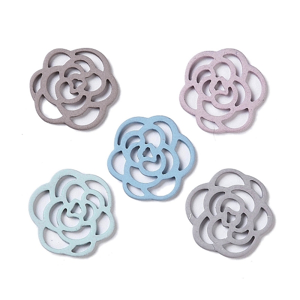 PandaHall Spray Painted Brass Filigree Joiners, Flower Shape, Mixed Color, 14x13.5x1mm Brass Flower Multicolor
PandaHall Spray Painted Brass Filigree Joiners, Flower Shape, Mixed Color, 14x13.5x1mm Brass Flower Multicolor