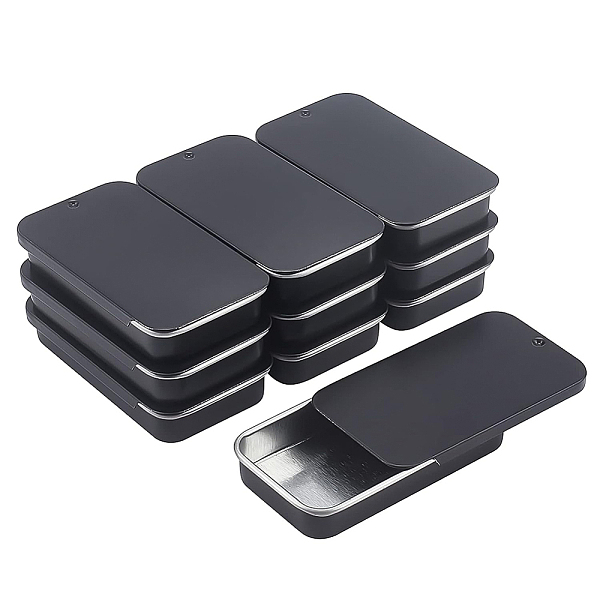 PandaHall Rectangle Iron Tin Cans, Iron Jar, Storage Containers for Cosmetic, Candles, Candies, with Lid, Gunmetal, 6x3.4x1cm Iron Rectangle
PandaHall Rectangle Iron Tin Cans, Iron Jar, Storage Containers for Cosmetic, Candles, Candies, with Lid, Gunmetal, 6x3.4x1cm Iron Rectangle