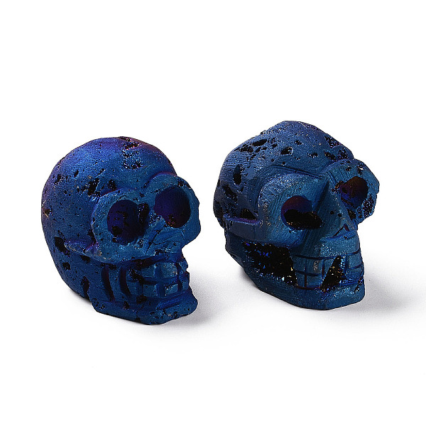 PandaHall Electroplate Natural Druzy Geode Quartz Beads, Gemstone Home Display Decorations, No Hole/Undrilled, Smile Skull, Blue Plated...
PandaHall Electroplate Natural Druzy Geode Quartz Beads, Gemstone Home Display Decorations, No Hole/Undrilled, Smile Skull, Blue Plated...