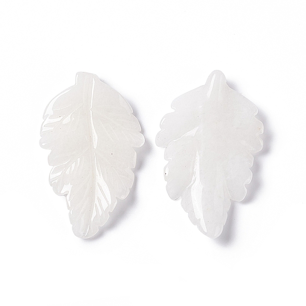 PandaHall Natural White Jade Pendants, Leaf Charms, 41.5x25~26x5mm, Hole: 0.8mm White Jade Leaf
PandaHall Natural White Jade Pendants, Leaf Charms, 41.5x25~26x5mm, Hole: 0.8mm White Jade Leaf