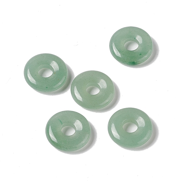 PandaHall Natural Green Aventurine Pendants, Donut/Pi Disc Charm Charm, 20x5~7mm, Hole: 6mm Green Aventurine Donut
PandaHall Natural Green Aventurine Pendants, Donut/Pi Disc Charm Charm, 20x5~7mm, Hole: 6mm Green Aventurine Donut