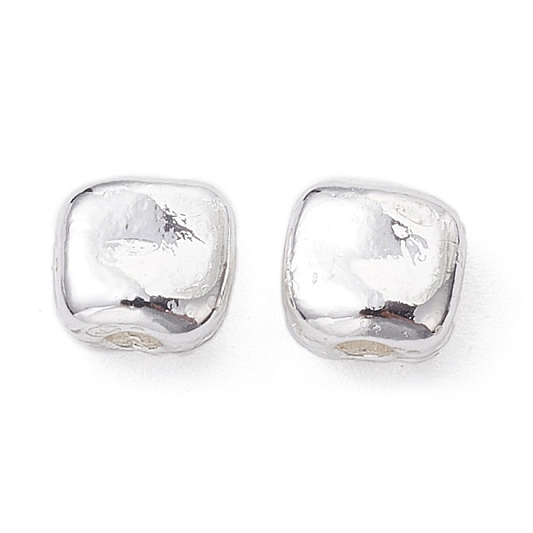 PandaHall Alloy Beads, Long-Lasting Plated, Square, Silver, 5x5.5x3.5mm, Hole: 1.6mm Alloy Square
PandaHall Alloy Beads, Long-Lasting Plated, Square, Silver, 5x5.5x3.5mm, Hole: 1.6mm Alloy Square