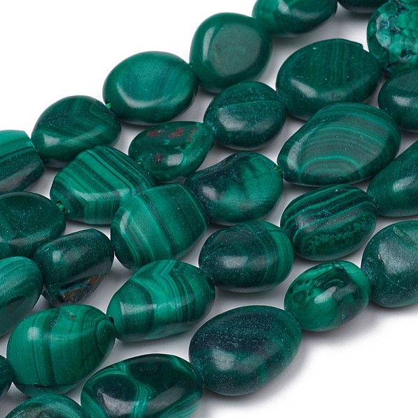 PandaHall Natural Malachite Beads Strands, Nuggets, Tumbled Stone, 8~12x7~10x5.5~8mm, Hole: 0.5mm, about 43pcs/strand, 15.55 inch(39.5cm)...
PandaHall Natural Malachite Beads Strands, Nuggets, Tumbled Stone, 8~12x7~10x5.5~8mm, Hole: 0.5mm, about 43pcs/strand, 15.55 inch(39.5cm)...