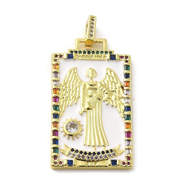 PandaHall Brass Micro Pave Cubic Zirconia Pendants with Enamel, Tarot, WhiteSmoke, 39x22.5x3mm, Hole: 5x3mm Brass+Cubic Zirconia+Enamel..., White
PandaHall Brass Micro Pave Cubic Zirconia Pendants with Enamel, Tarot, WhiteSmoke, 39x22.5x3mm, Hole: 5x3mm Brass+Cubic Zirconia+Enamel..., White