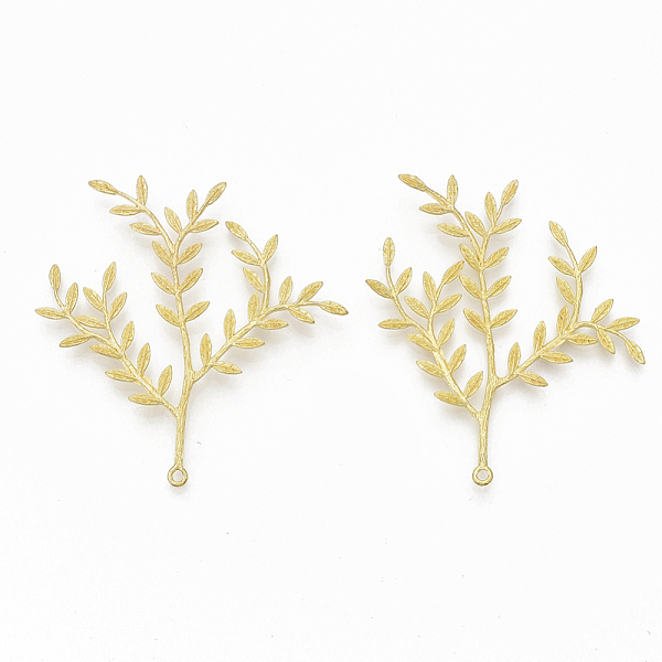 PandaHall Brass Pendants, Nickel Free, Leaf, Raw(Unplated), 48x42x2mm, Hole: 1.4mm Brass Leaf
PandaHall Brass Pendants, Nickel Free, Leaf, Raw(Unplated), 48x42x2mm, Hole: 1.4mm Brass Leaf