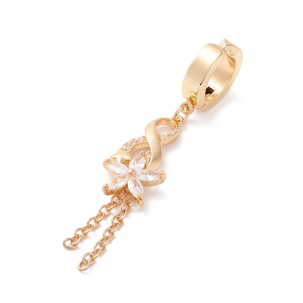 PandaHall Infinity and Flower Cubic Zirconia Charm Belly Ring, Clip On Navel Rings, Non Piercing Jewelry for Women, Golden, 55mm Brass+Cubic..., Clear
PandaHall Infinity and Flower Cubic Zirconia Charm Belly Ring, Clip On Navel Rings, Non Piercing Jewelry for Women, Golden, 55mm Brass+Cubic..., Clear