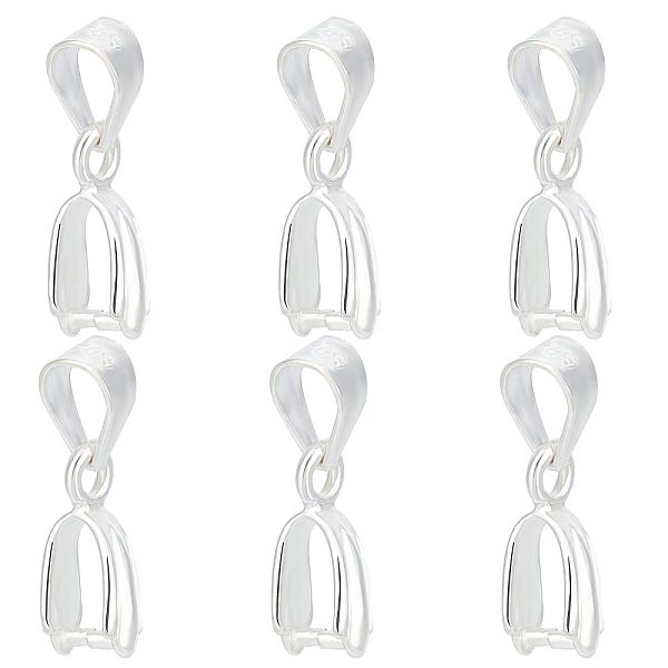 PandaHall CREATCABIN 6Pcs 925 Sterling Silver Pendant Bails, Ice Pick & Pinch Bails, with 925 Stamp, Silver, 13mm, Hole: 3x4mm, Pin: 0.8mm...
PandaHall CREATCABIN 6Pcs 925 Sterling Silver Pendant Bails, Ice Pick & Pinch Bails, with 925 Stamp, Silver, 13mm, Hole: 3x4mm, Pin: 0.8mm...