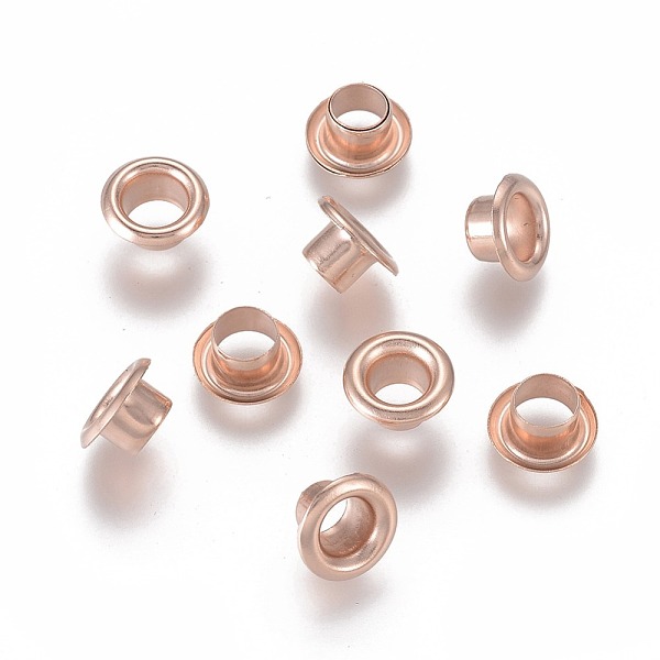 PandaHall European Style 201 Stainless Steel Eyelet Core, Grommet for Large Hole Beads, Flat Round, Rose Gold, 8x4.5mm, Hole: 4mm 201...
PandaHall European Style 201 Stainless Steel Eyelet Core, Grommet for Large Hole Beads, Flat Round, Rose Gold, 8x4.5mm, Hole: 4mm 201...