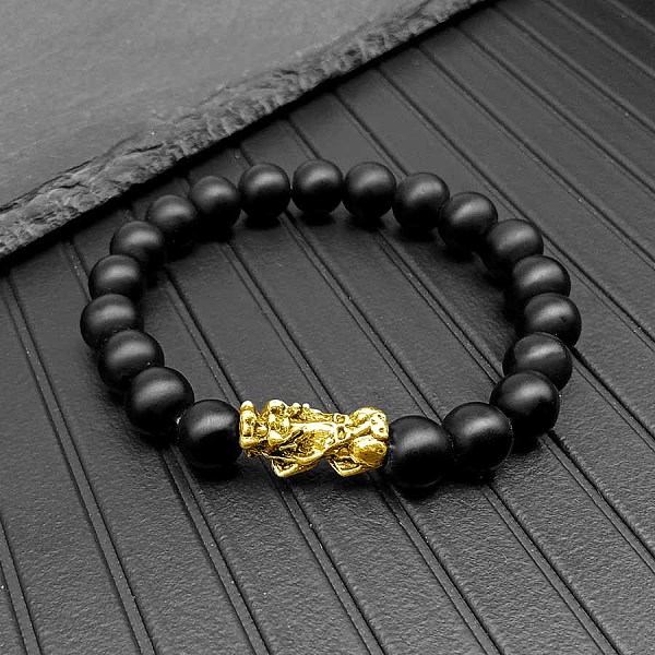 PandaHall High Beauty Pure Black Bracelet Beaded Lucky Transfer Pixiu Bracelet Simple Style Couple Gift to the Small Market
PandaHall High Beauty Pure Black Bracelet Beaded Lucky Transfer Pixiu Bracelet Simple Style Couple Gift to the Small Market